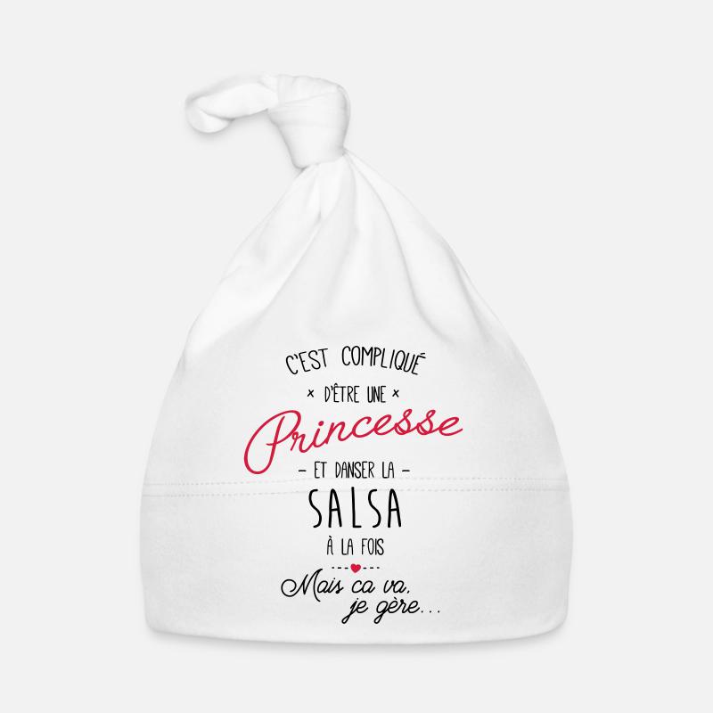 princesse et Salsa Bonnet bio Bébé