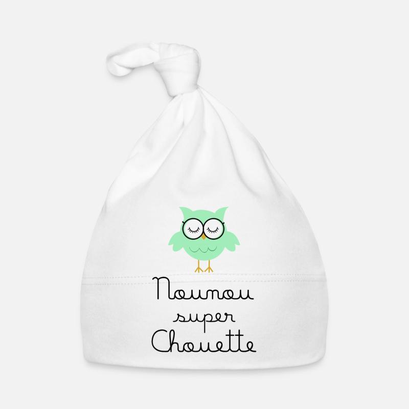 Kindermädchen große Eule Baby Bio-Mütze