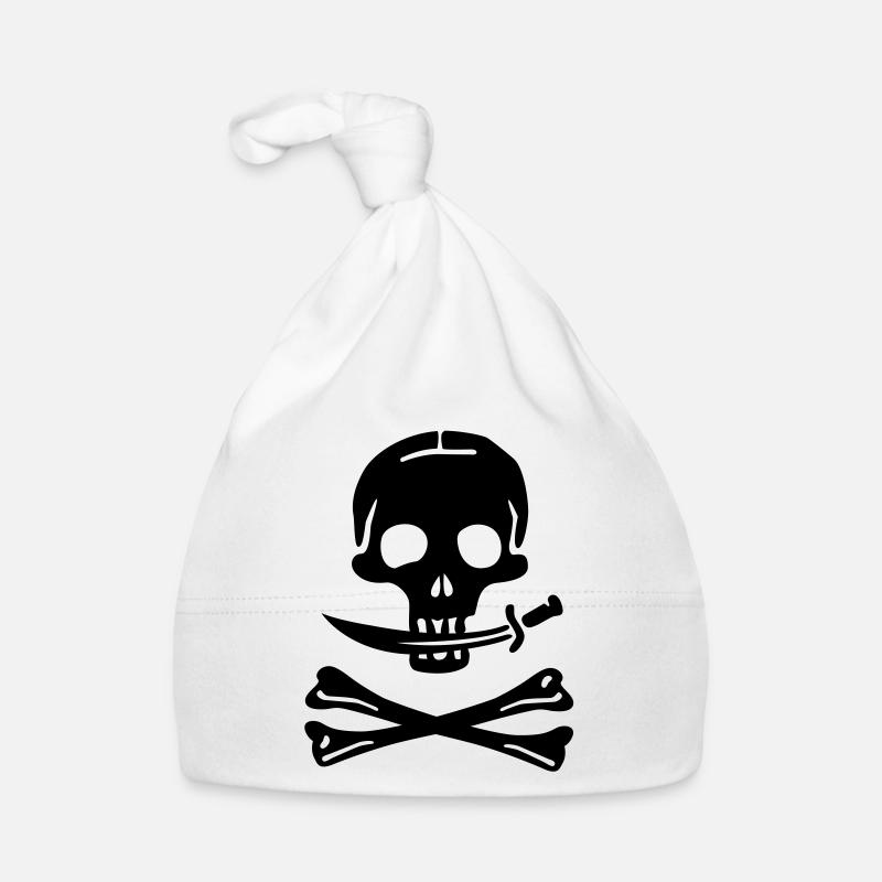 Pirate Pirates Skull Organic Baby Cap