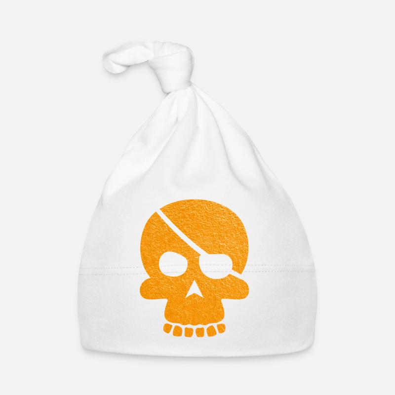 Totenkopf Baby Bio-Mütze