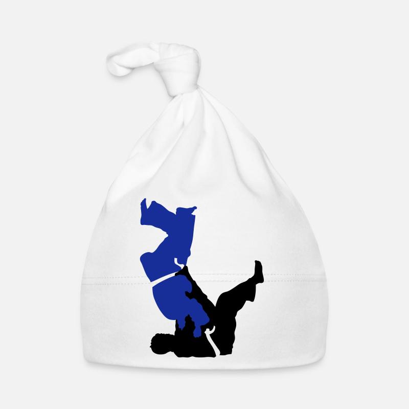 Judo - Baby Bio-Mütze - Weiß