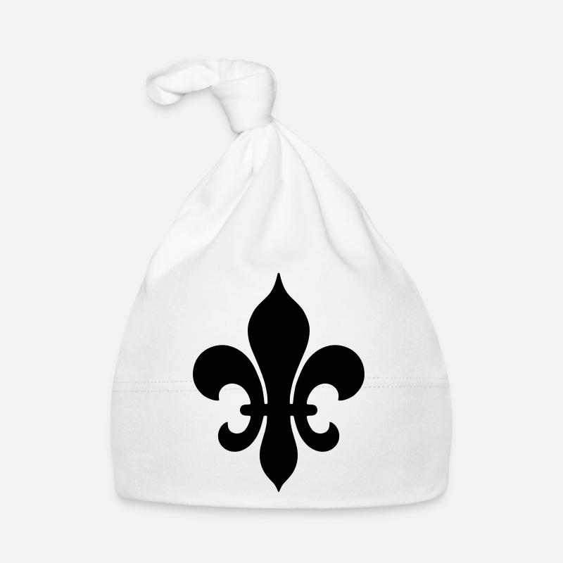 Medieval Fleur de Lis Organic Baby Cap