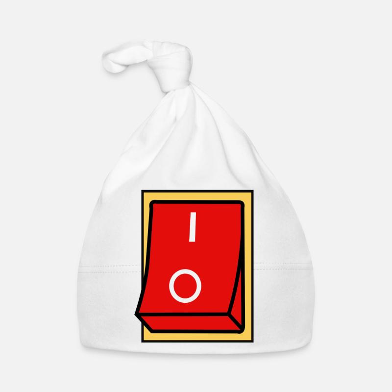 ON - OFF SWITCH Organic Baby Cap