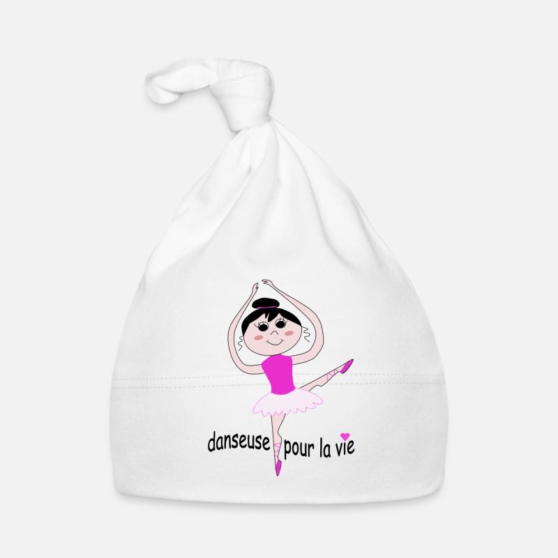 Danseuse pour la vie Bonnet bio Bébé