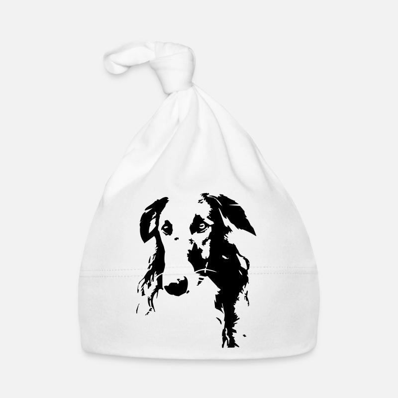 Tête de barzoï Bonnet bio Bébé