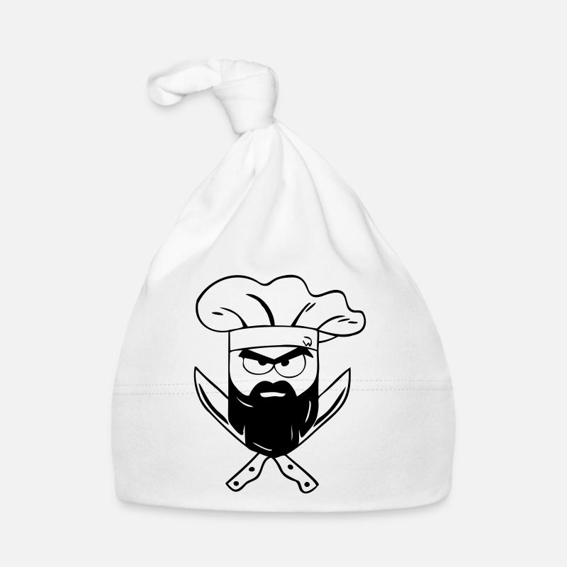 Cook Cube - Baby Bio-Mütze - Weiß