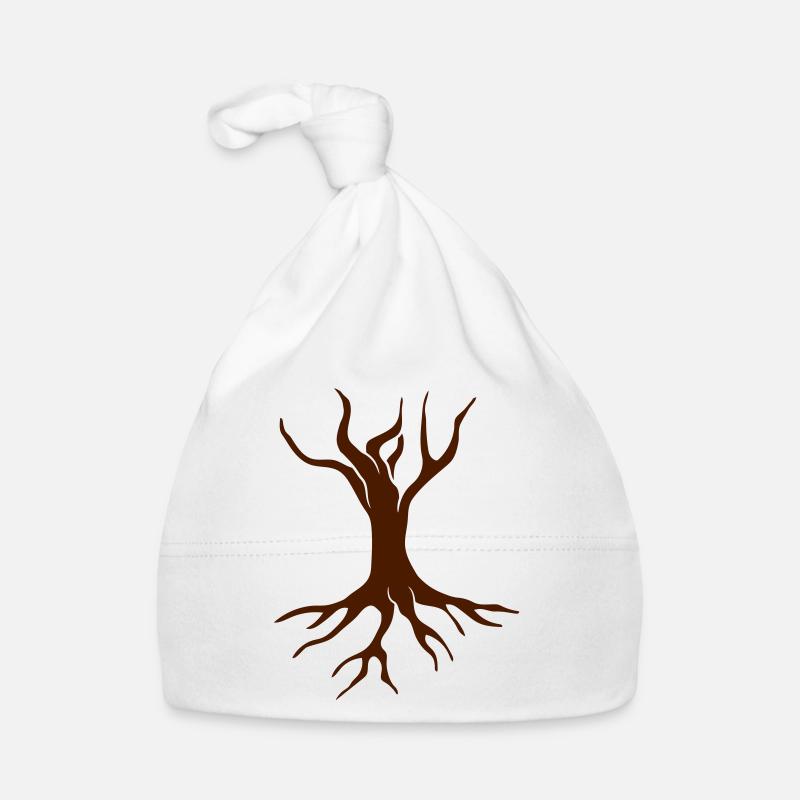 Conception de racine d'arbre Bonnet bio Bébé