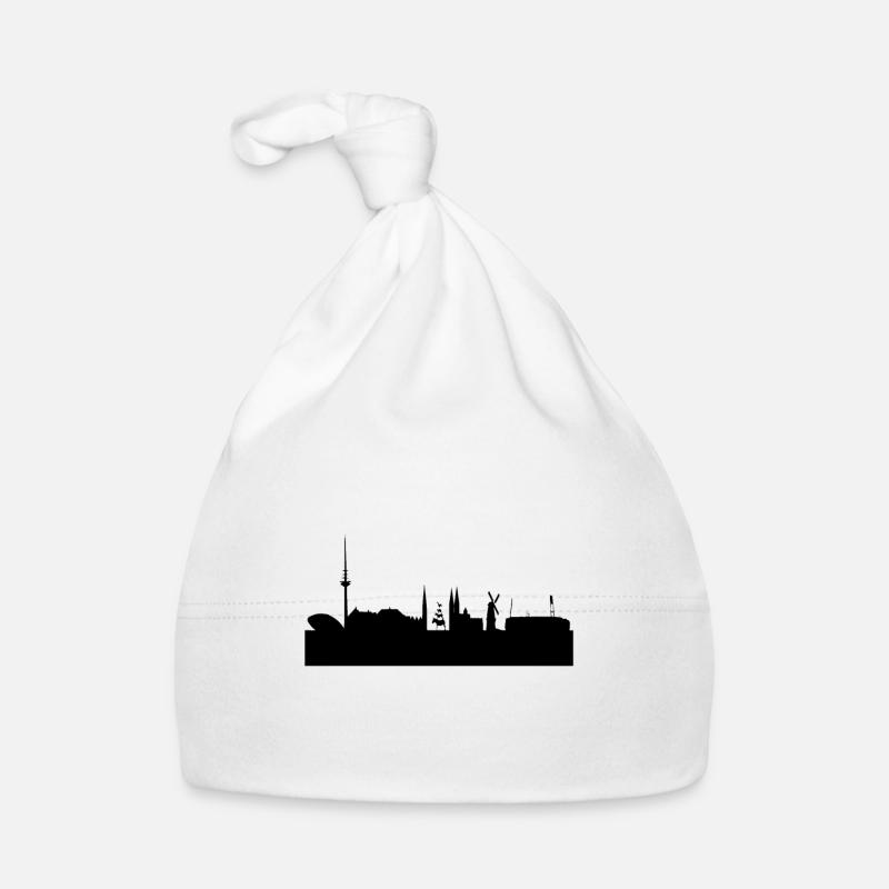 Skyline de Brême Bonnet bio Bébé
