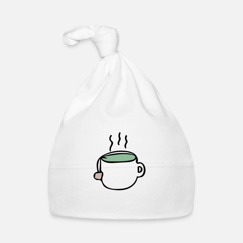Tee - Baby Bio-Mütze - Weiß