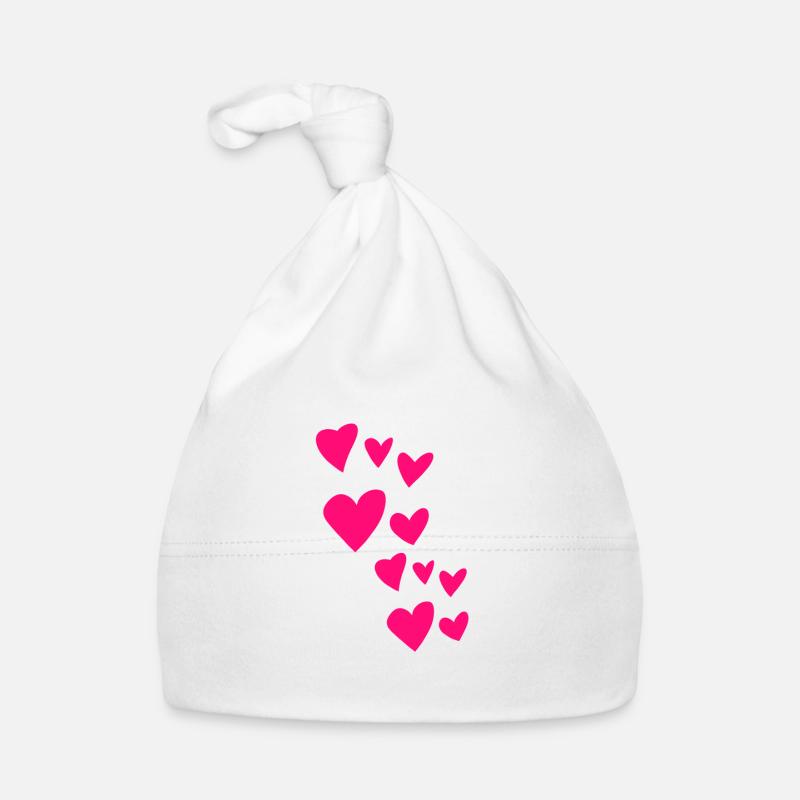 Herzen Baby Bio-Mütze