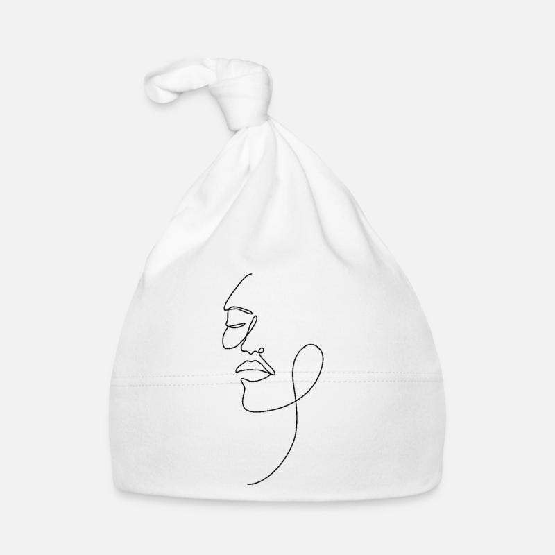 Résumé du visage Bonnet bio Bébé