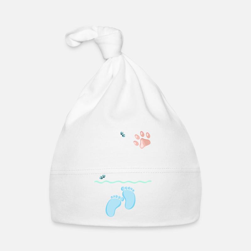 My big brother has paws Organic Baby Cap