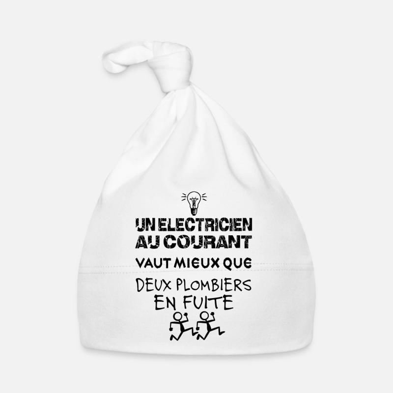 An electrician with knowledge Organic Baby Cap