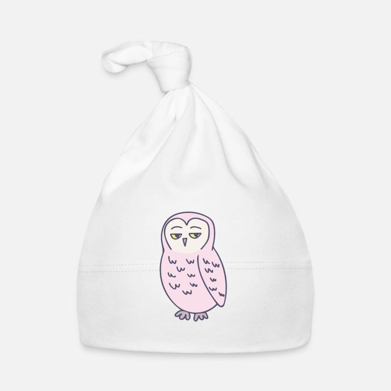 Eule Genervt Lustig Baby Bio-Mütze