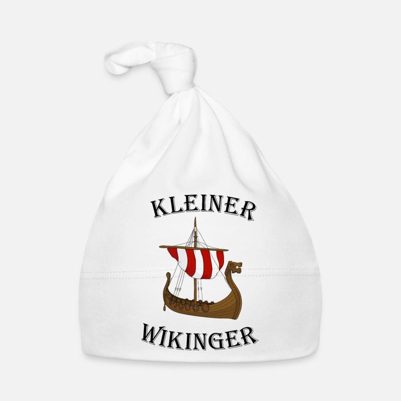 Kleiner Wikinger Wikinger Boot Baby Bio-Mütze