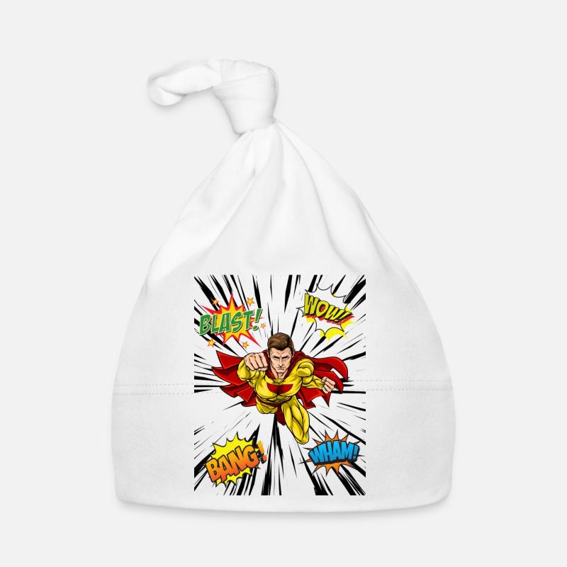 Superhero Organic Baby Cap