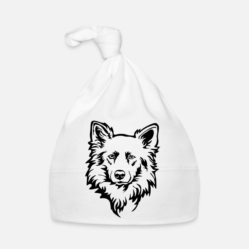 Harzer Fuchs (Atldeutscher Hütehund) head Organic Baby Cap