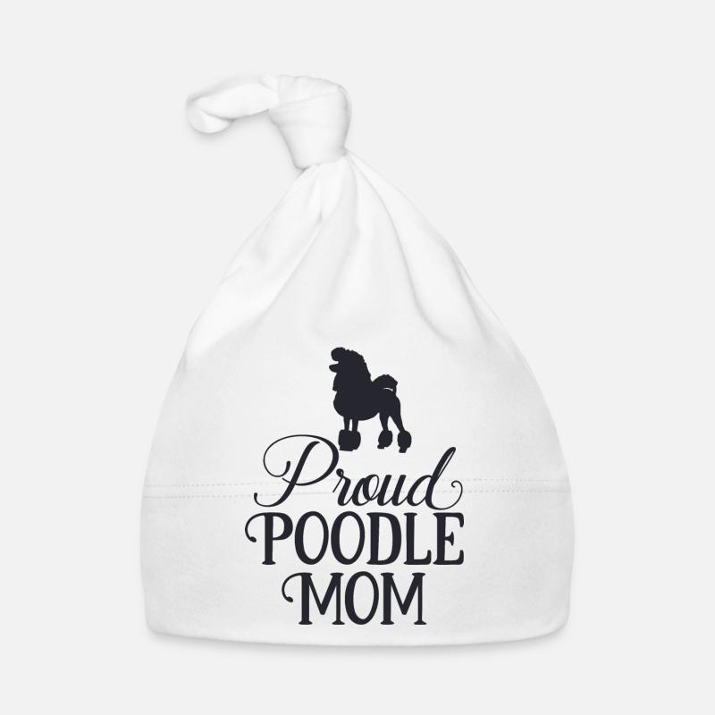 Stolze Pudel Mama 01 Baby Bio-Mütze