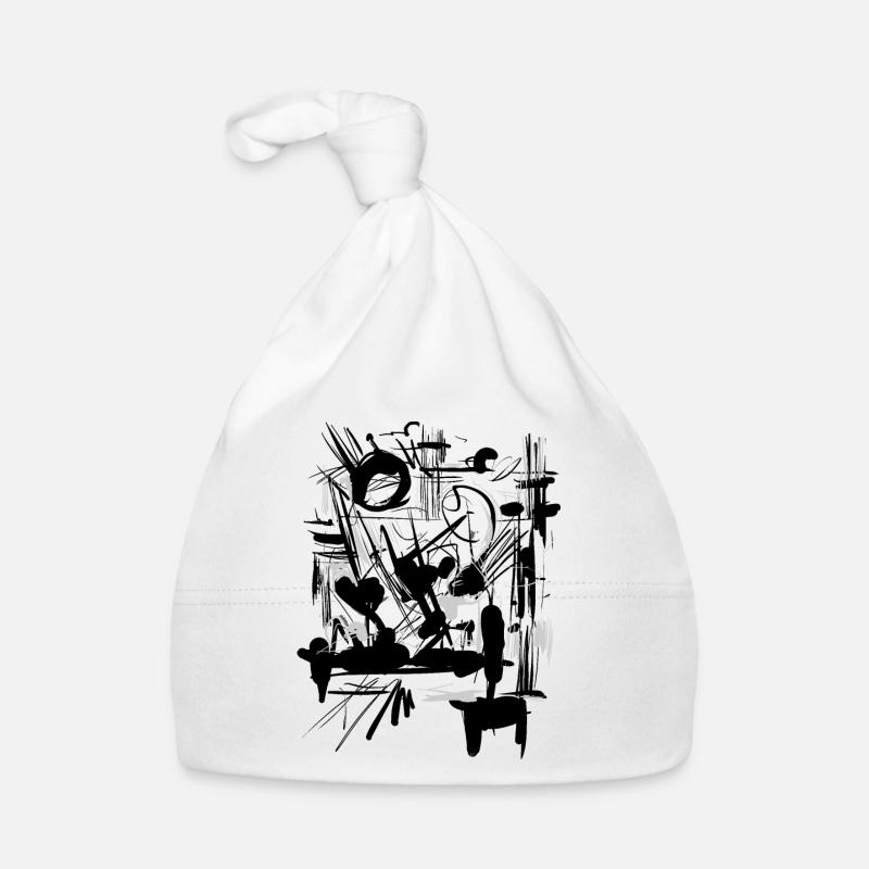 Art - Abstract Organic Baby Cap