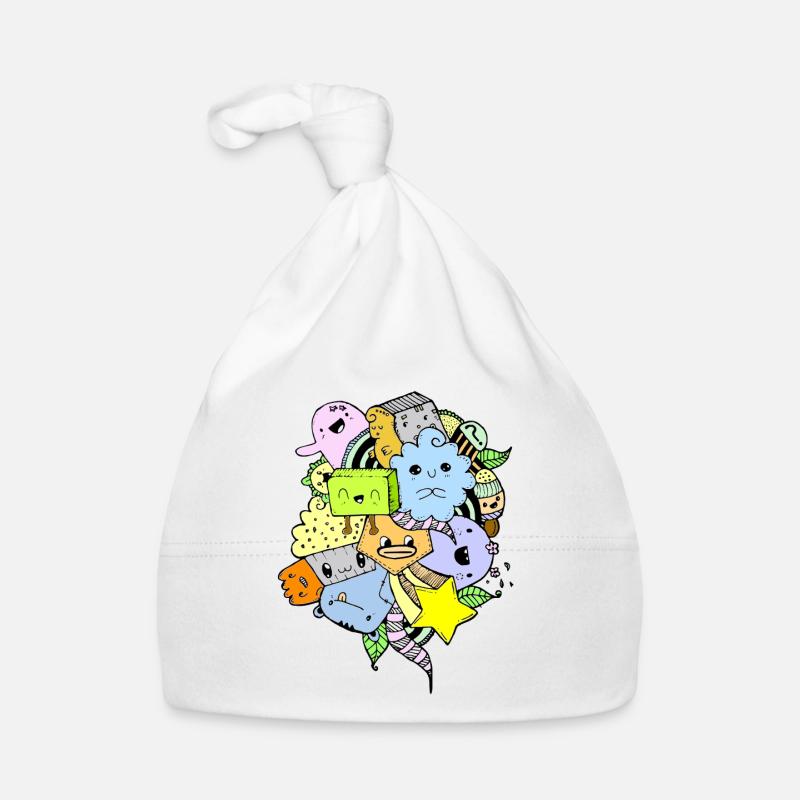 Doodle Art Organic Baby Cap