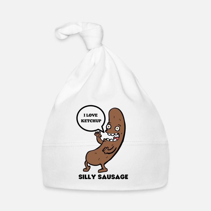 SAUCISSE IDIOTE Bonnet bio Bébé