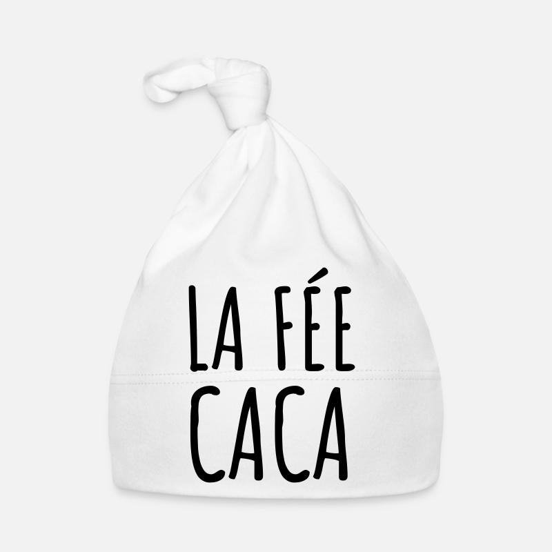 La fée caca Bonnet bio Bébé
