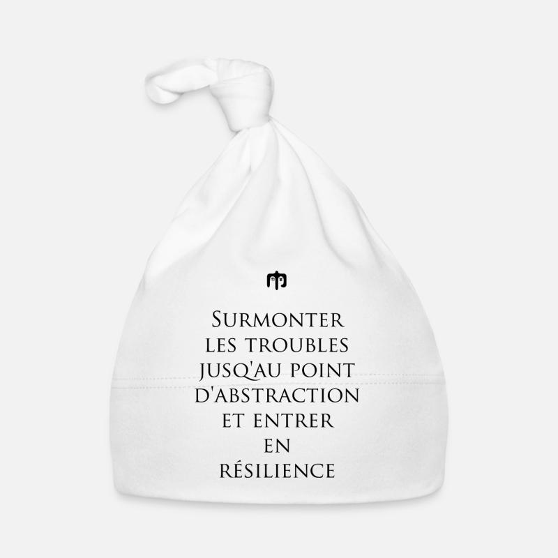resilience - Bonnet bio Bébé - blanc