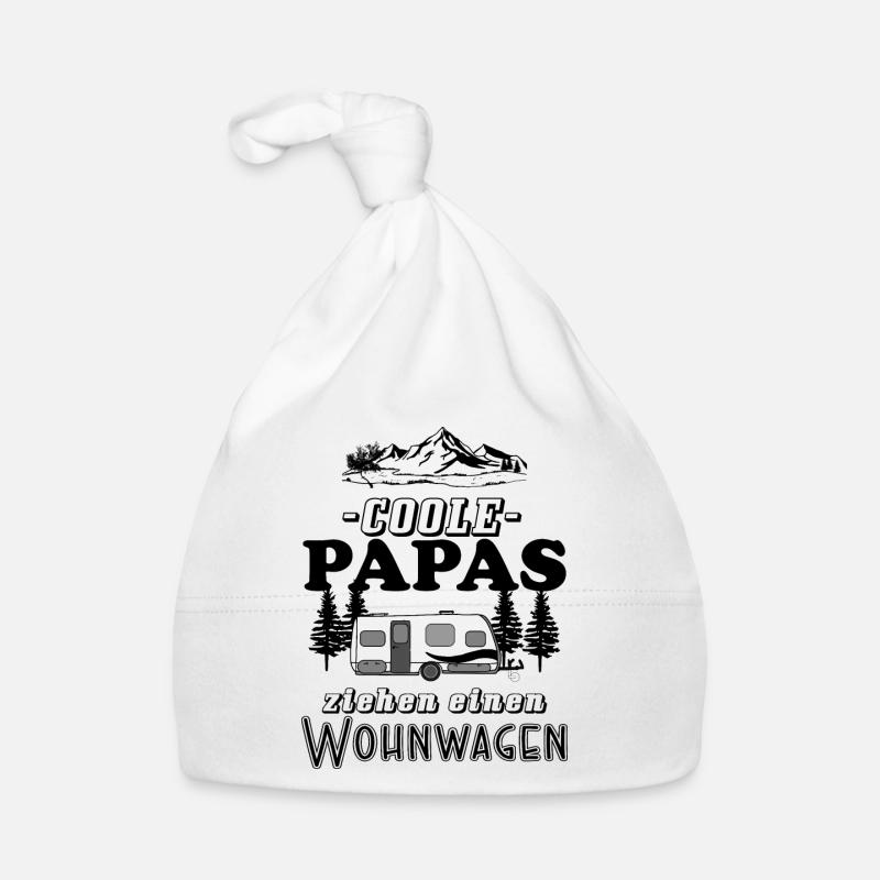 Coole Papas ziehen einen Wohnwagen Baby Bio-Mütze