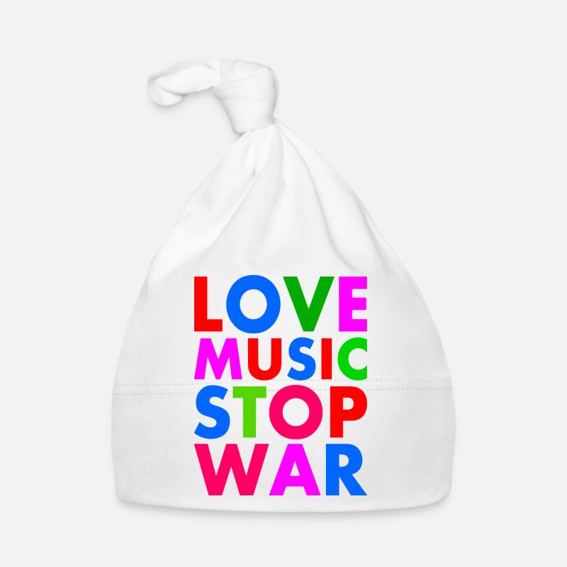 Stop war Baby Bio-Mütze