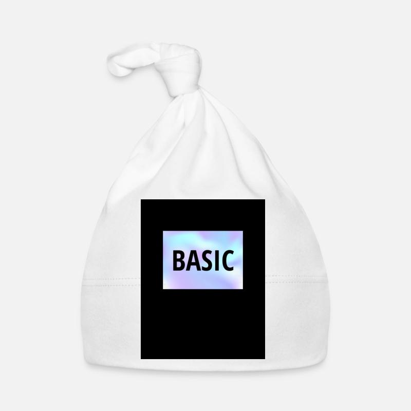 Basique - Bonnet bio Bébé - blanc