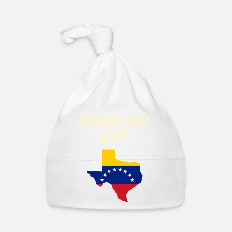 Venezolanisch-texanisches Design für Einwanderer Baby Bio-Mütze