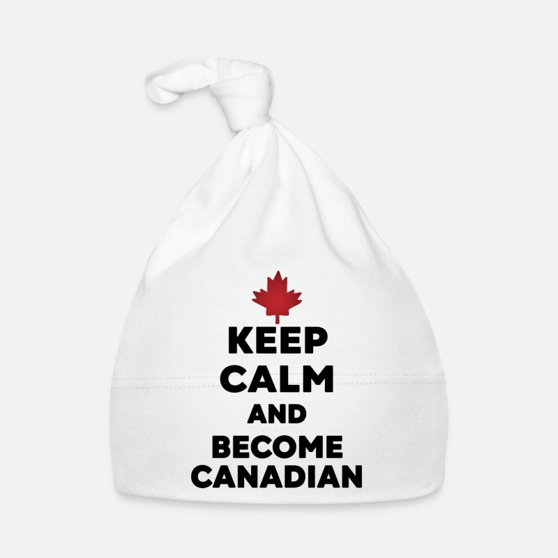 Keep Calm Diventa canadese Cappellino ecologico per neonato