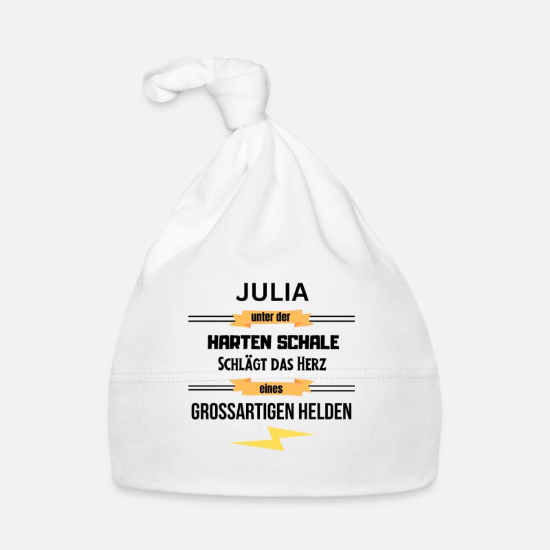 Julia unter harte Schale eines Großartigen Helden Baby Bio-Mütze