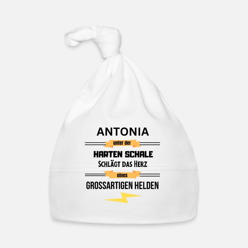 Antonia unter harte Schale eines Großartigen Helde Baby Bio-Mütze