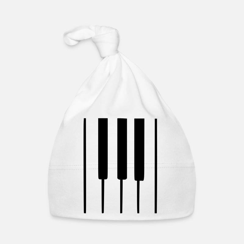 Piano keys Organic Baby Cap