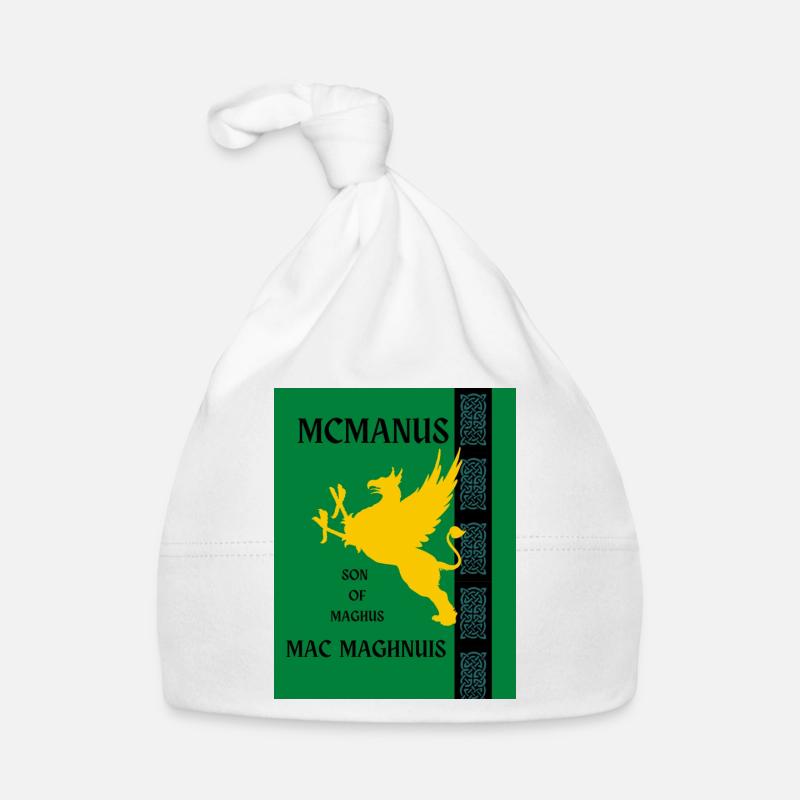 Mcmanus efternavn Babyhue af økologisk bomuld