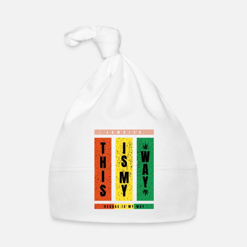 Reggae Ist Mein Weg – TypoBlock Baby Bio-Mütze