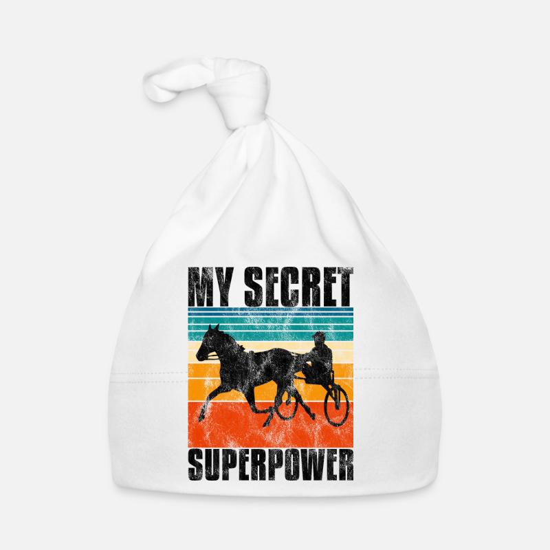 Ma course secrète de superpuissance Trabreiter Sulky Bonnet bio Bébé