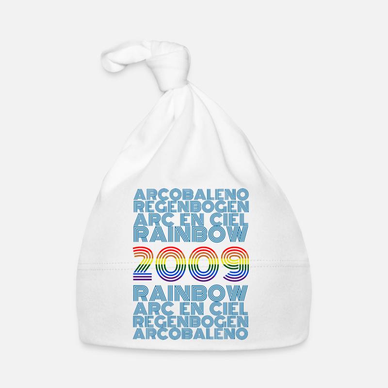 Rainbow 2009 Organic Baby Cap