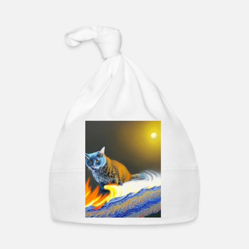 cat Organic Baby Cap