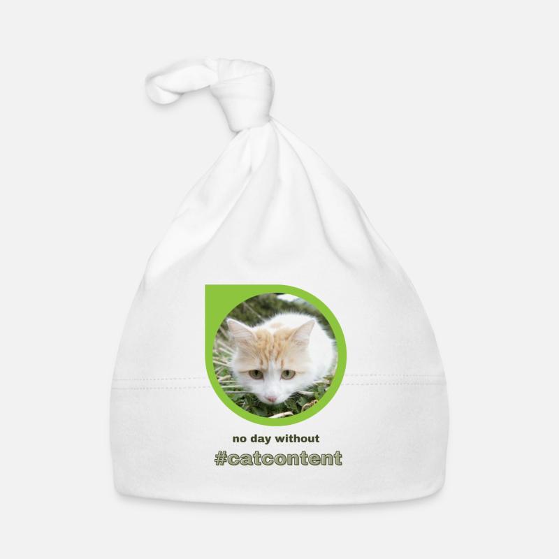 catcontent Baby Bio-Mütze