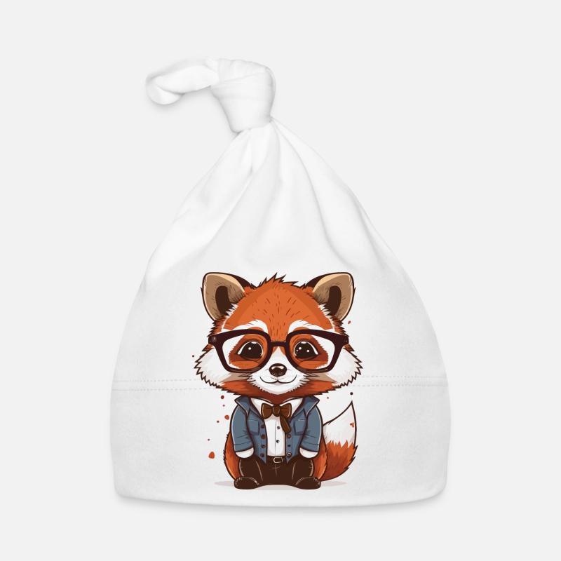 Red Panda en hipster Bonnet bio Bébé