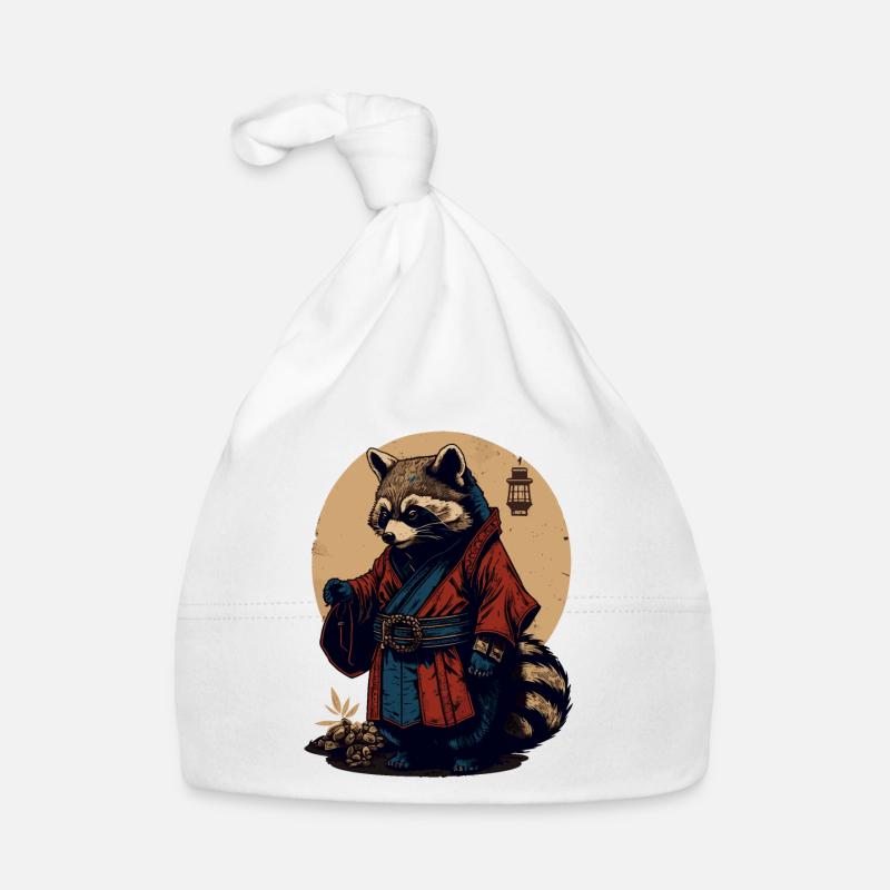 Baka Racoon 3 Organic Baby Cap