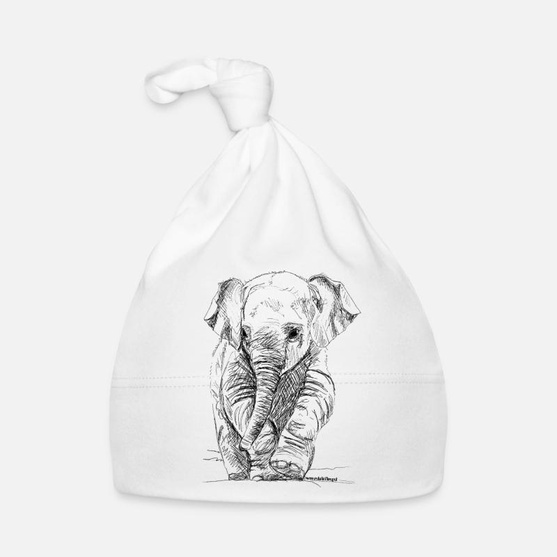 Elefant Baby Bio-Mütze