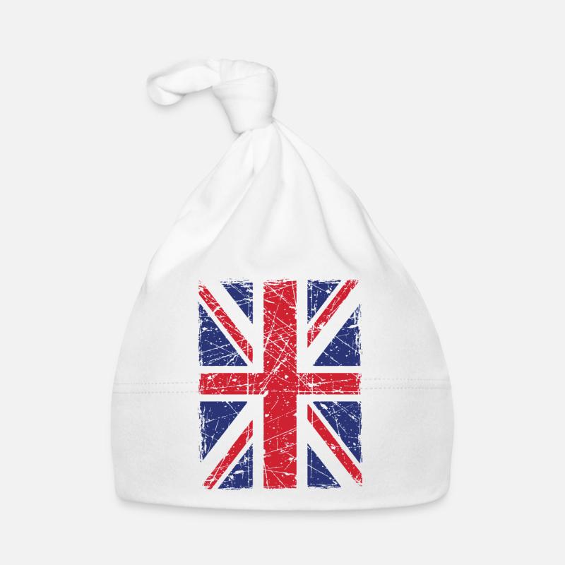 Union Jack Baby Bio-Mütze