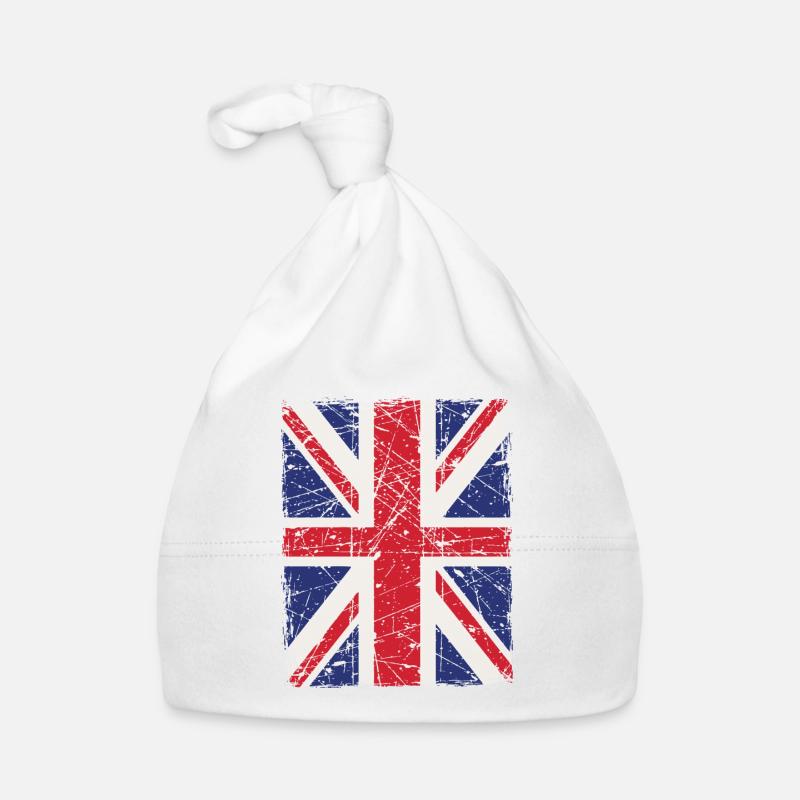Union Jack Baby Bio-Mütze