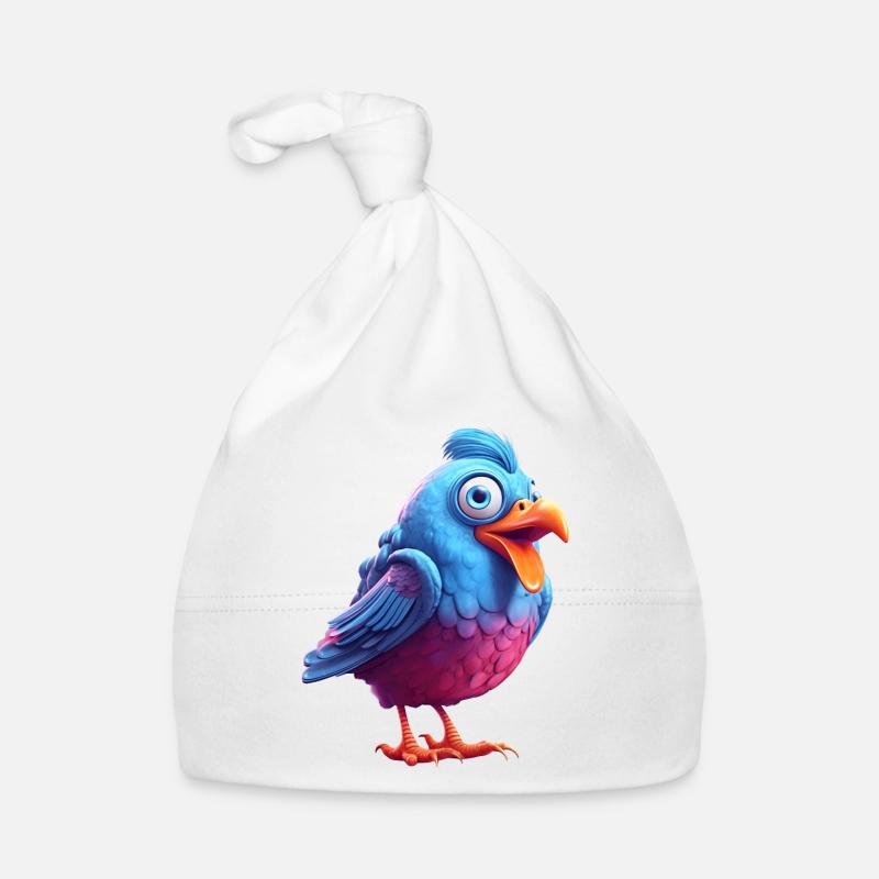 Charmant compagnon à plumes Bonnet bio Bébé