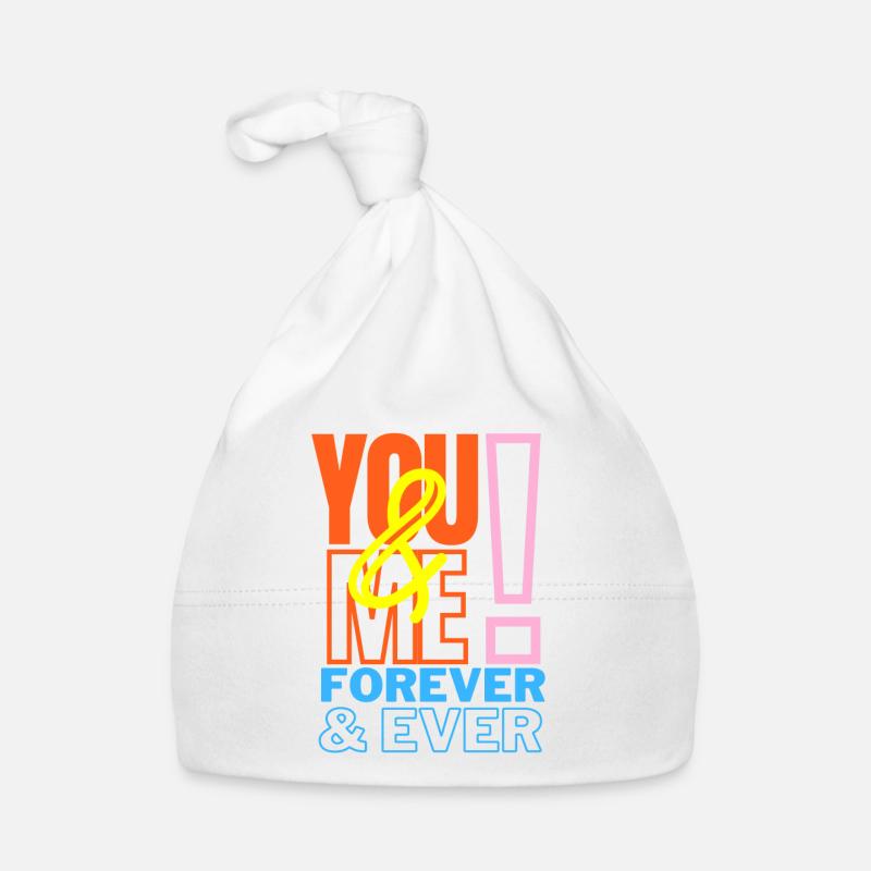 Déclaration d’amour You & Me Forever Bonnet bio Bébé
