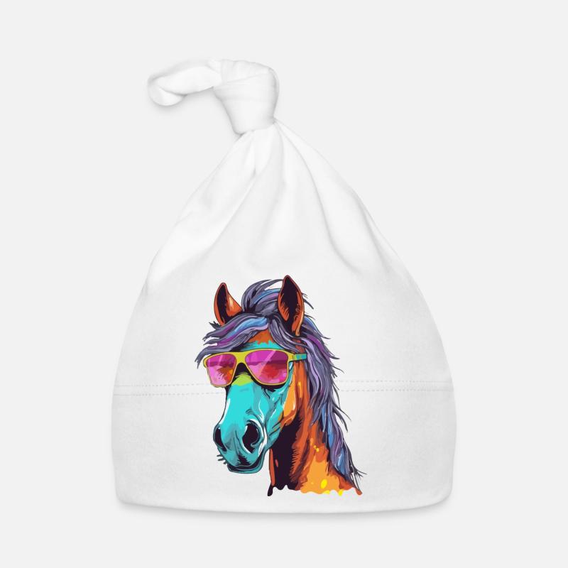 Tempete le cheval Bonnet bio Bébé