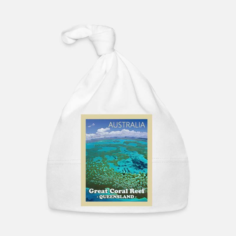 Grande barrière de corail Bonnet bio Bébé